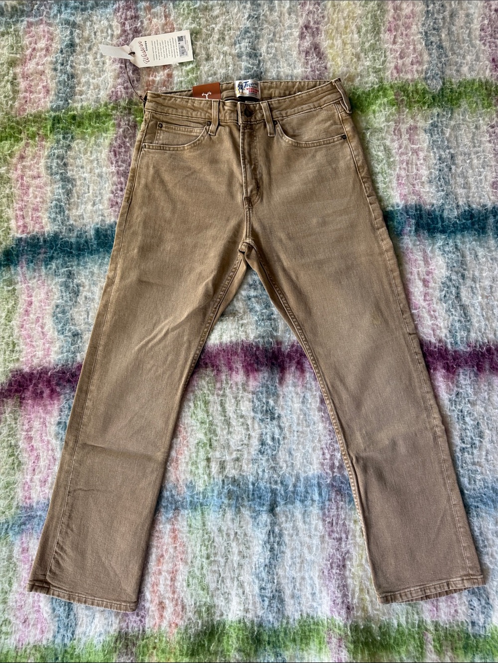 Tecovas Men's Tan Straight-Leg Jeans